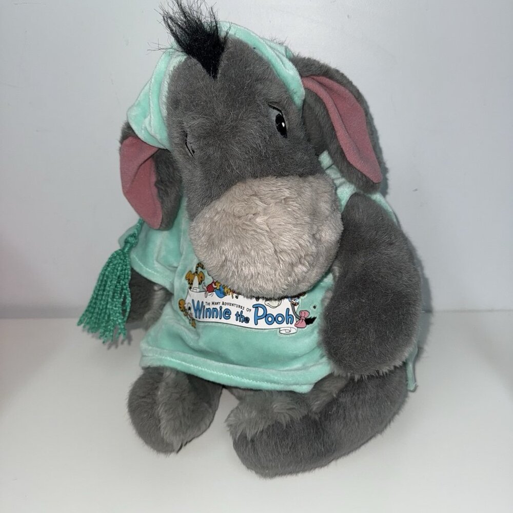Eeyore Winnie the Pooh Pajamas DisneyLand Walt Disney World 16” Plush Stuffie